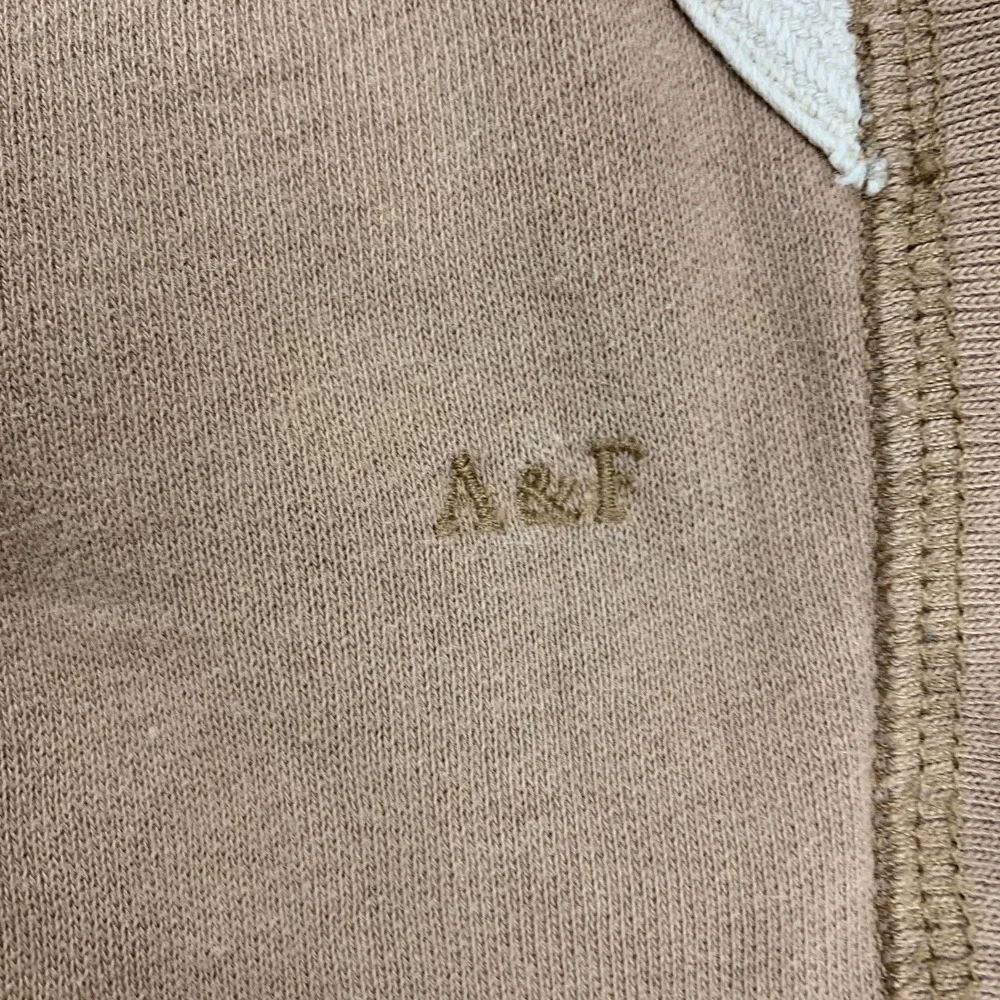 Abercrombie & Fitch Joggers Mens XS Brown Soft A&F Fleece Drawstring Sweatpants